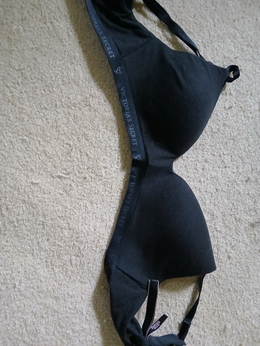 Victoria's Secret Black Wireless T-Shirt Bra